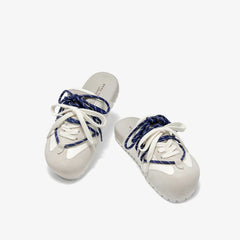 Beautiful Cross Tied Leather Slippers