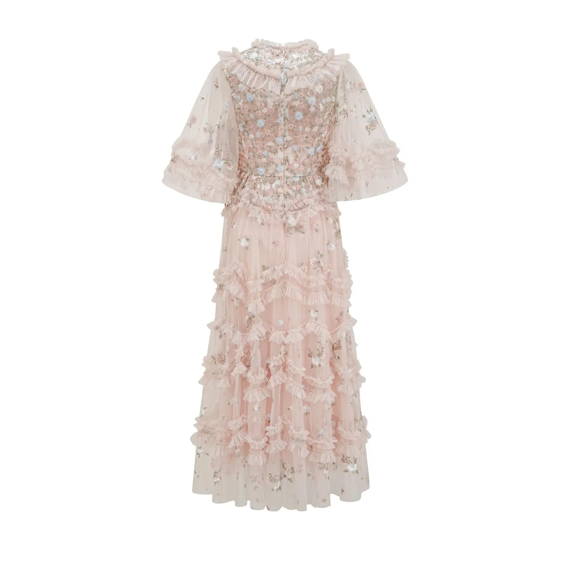 Romance in the Making Floral Mesh Dress