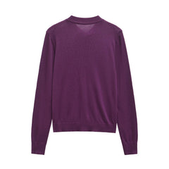 Fancy Lace-Up Casual Sweater