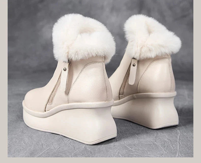 Double Zipper Platform Boots