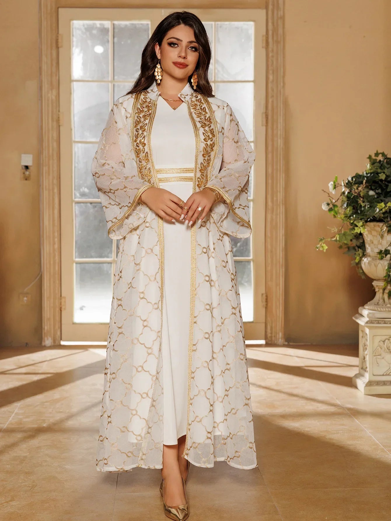 Modern Twist Embroidered Abaya