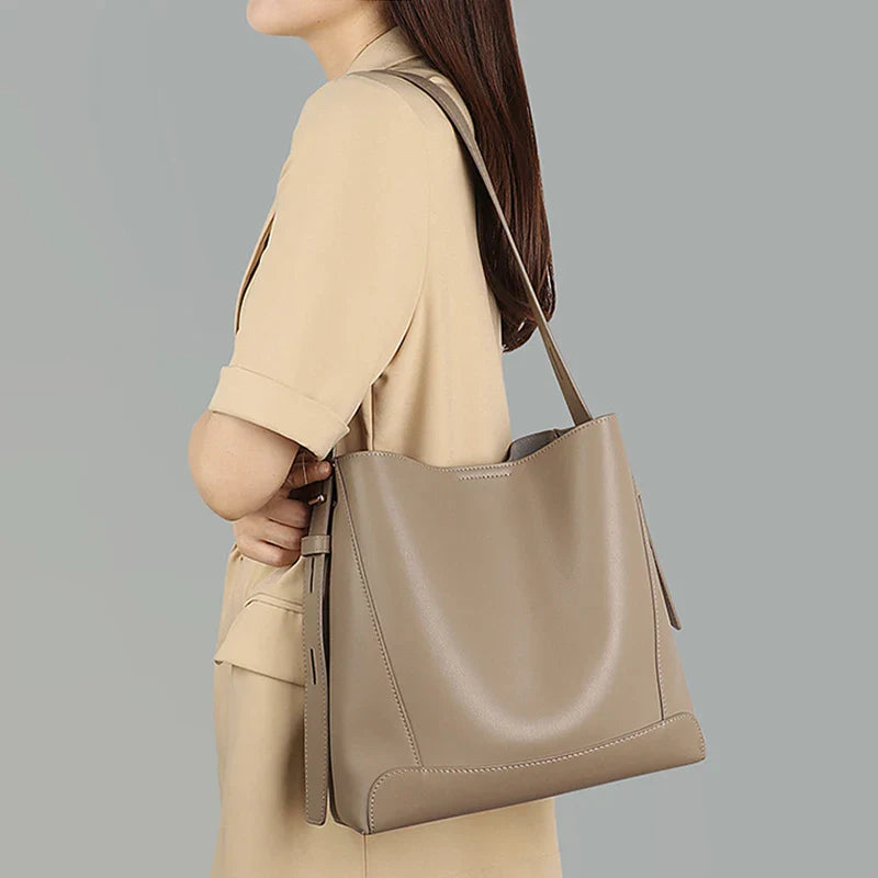 Deeply Devoted Genuine Leather Handbag