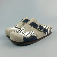 Lovely Leather Cork Mules