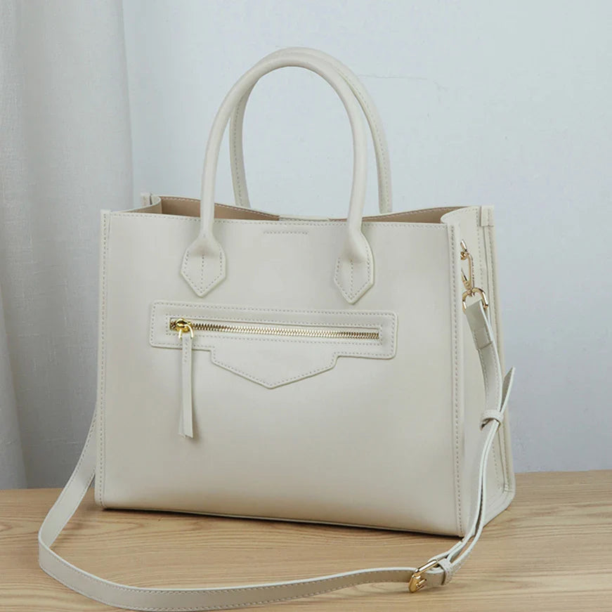 Sophisticated Leather Tote Bag
