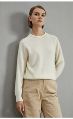 Experience The Elegance Wool Pullover Top