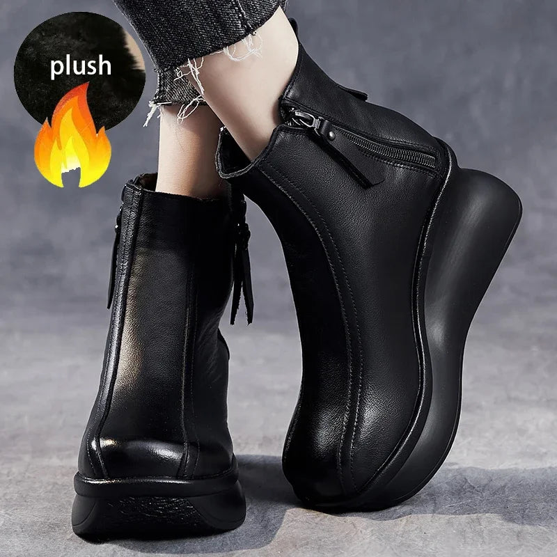 Mid-Calf Motorcycle Boots