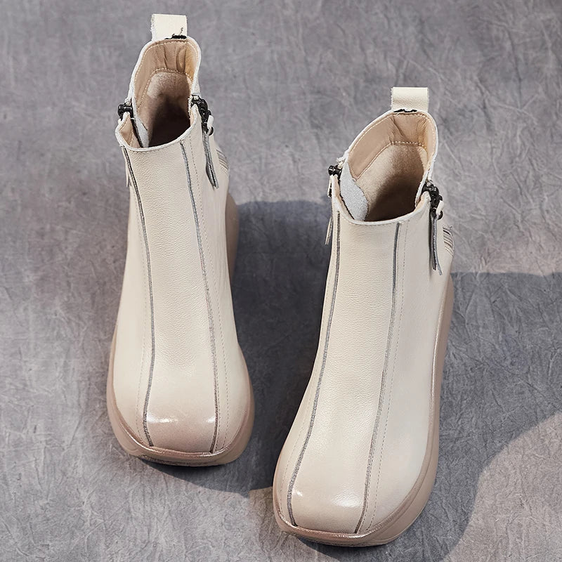 Mid-Calf Motorcycle Boots