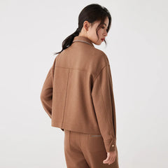 Premium Wool-Cotton Blend Warm Coat
