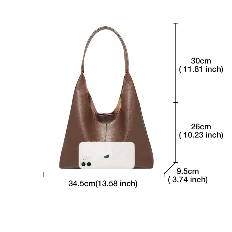 Spacious Underarm Handbag