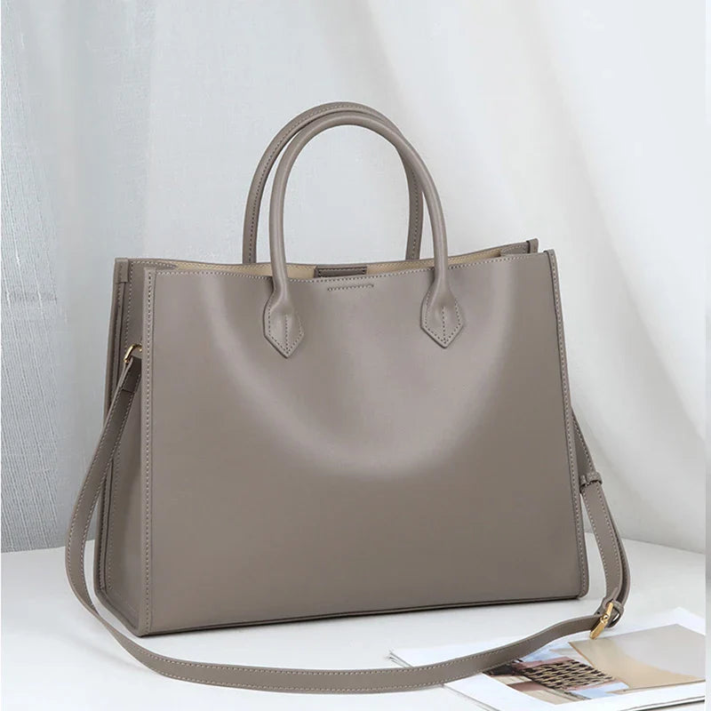 Sophisticated Leather Tote Bag