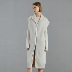 Luxurious Cashmere Long Cardigan Sweater
