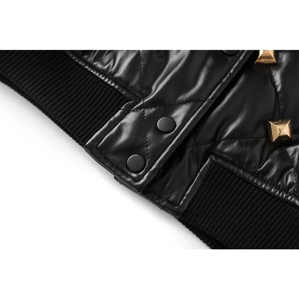 Heavy Rivet Black Jacket