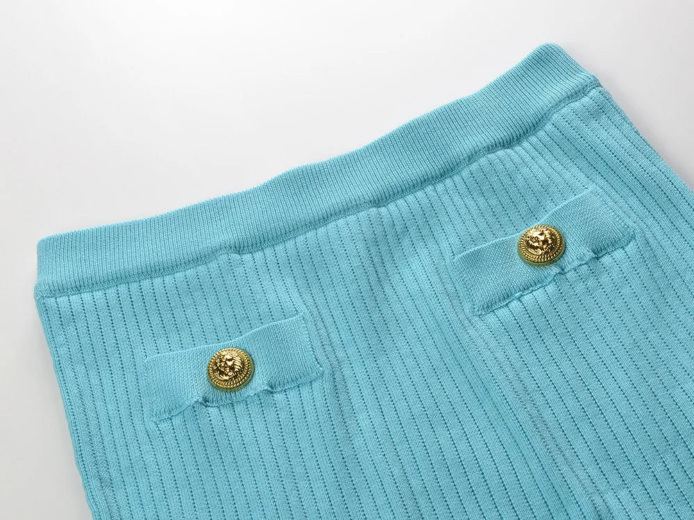 Elegant Knitted Matching Suit
