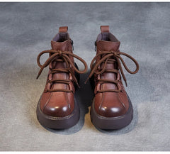 Comfy Platform Wedge Loafers Booties