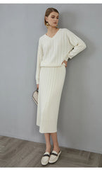 Luxury Cashmere Knitted Pullover Sweater