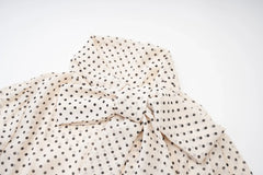 Tierred Dot Long Ball Gown Dress