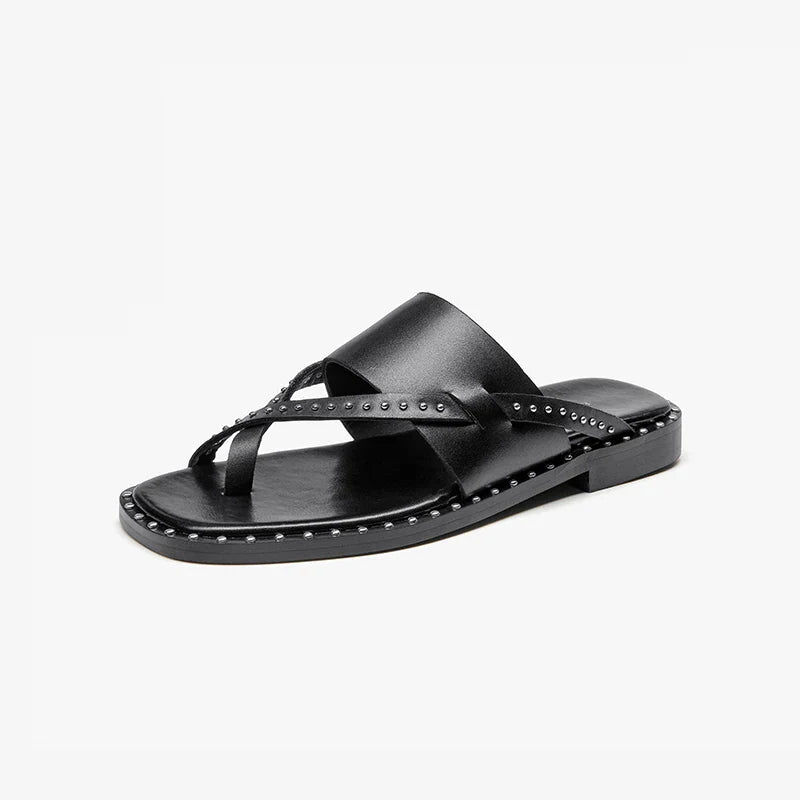 Lovely Open Toe Casual Flip Flops Slippers