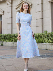 Temperament Floral Formal Party Dress