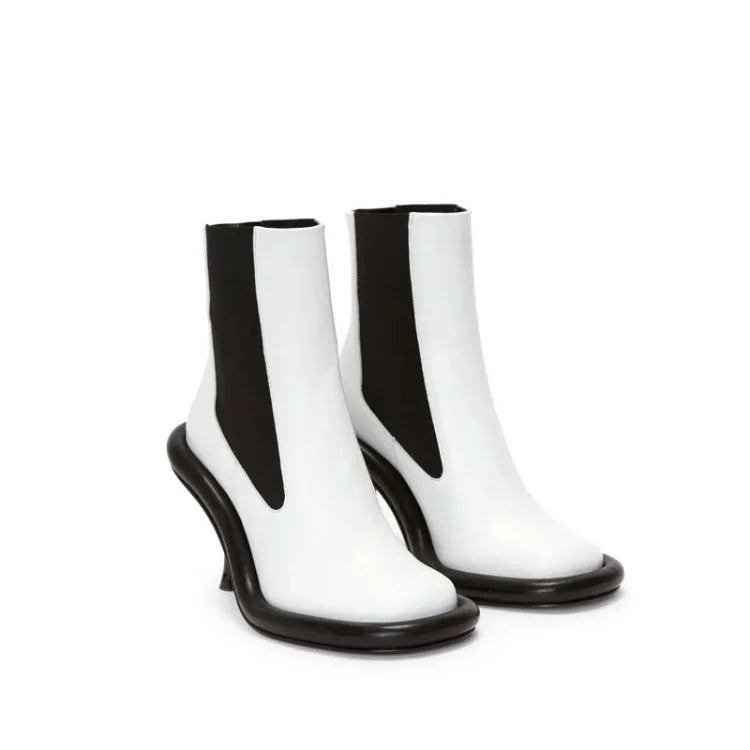 Denim Elegance Short Boots