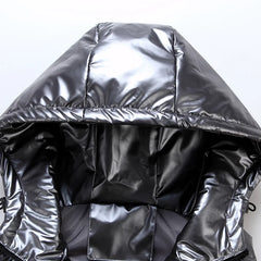 Short Hooded Cotton Padded Vest