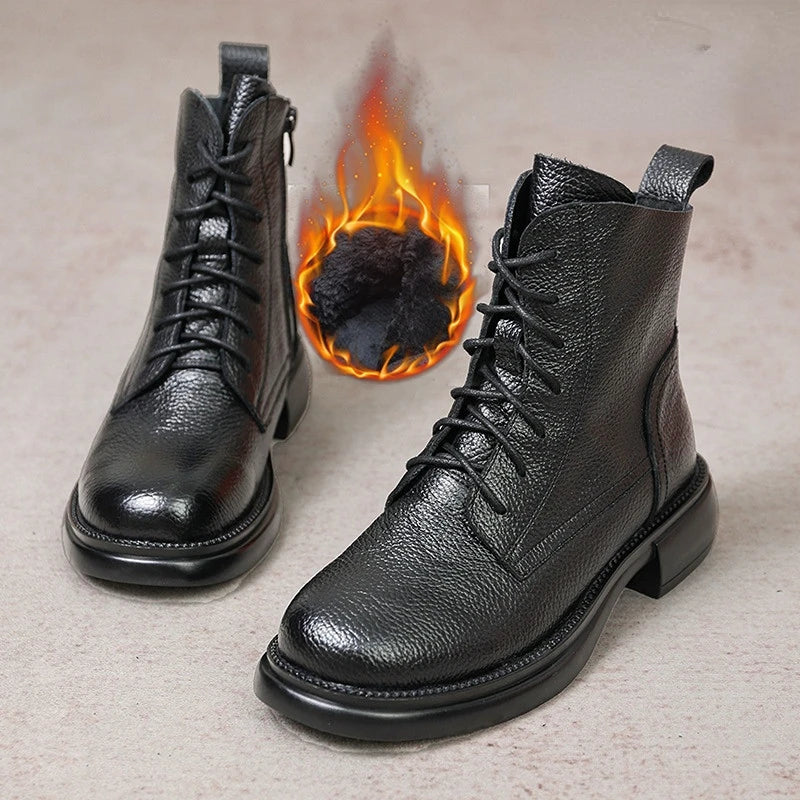 Flats British Style Comfy Boots