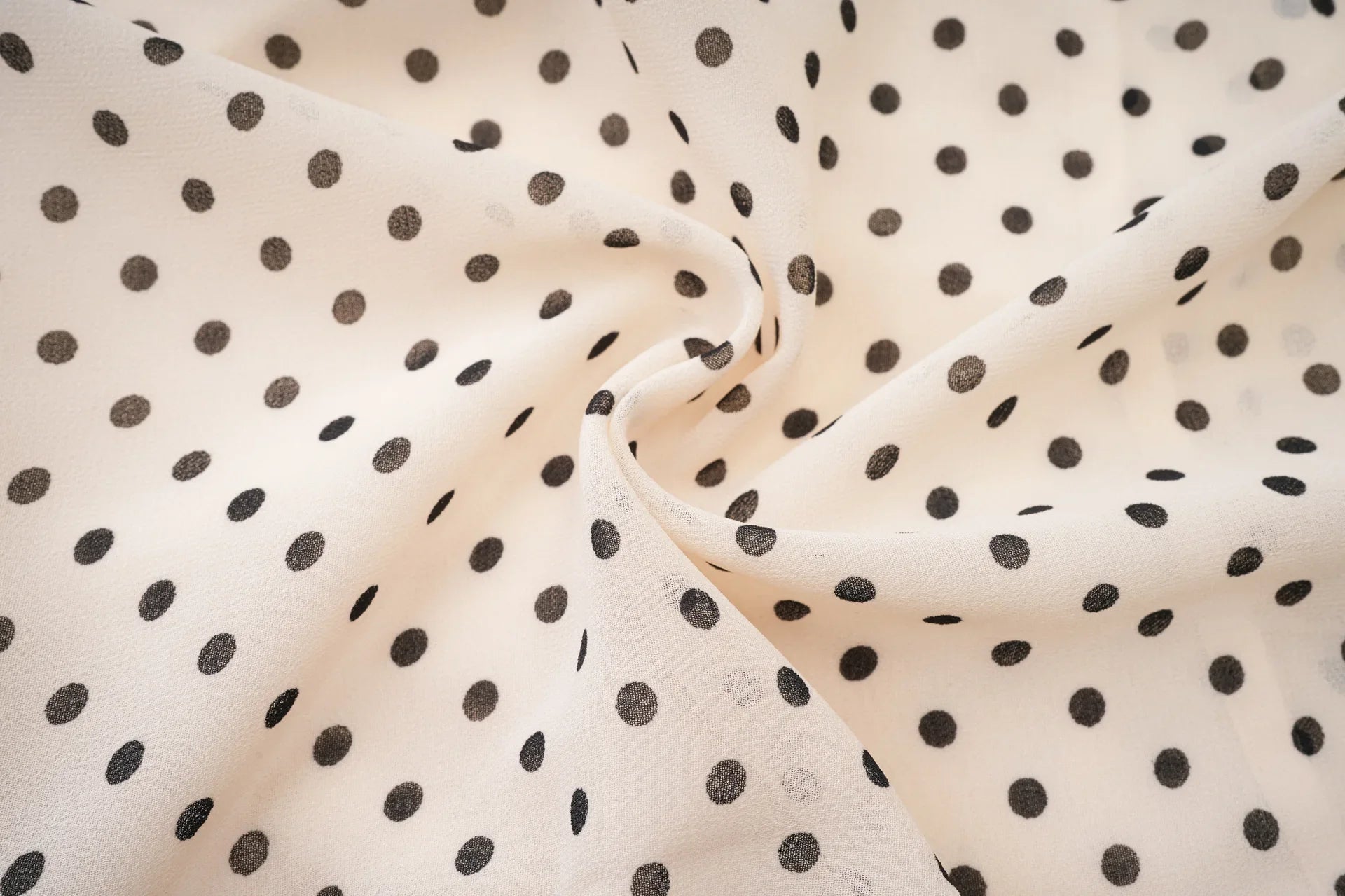 Tierred Dot Long Ball Gown Dress