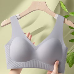 Fixed Cup Tank Top Breathable Sports Bra