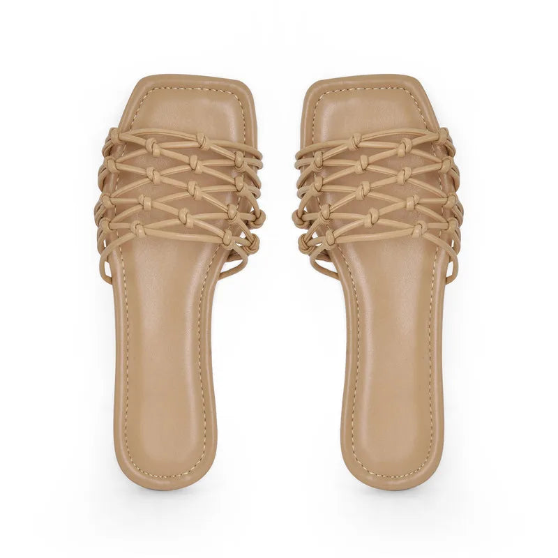 Stylish Square Toe Summer Sandals