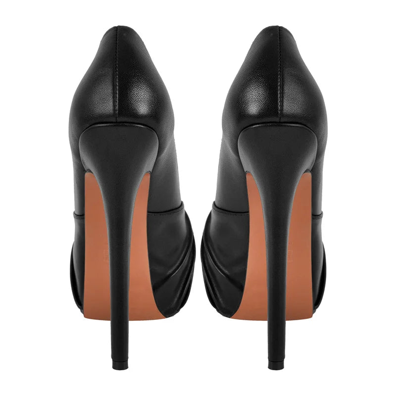 Glamorous Knot Bow Platform Pumps