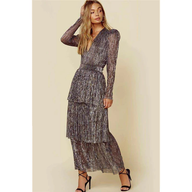 High Waist Trendy Commuting Dress