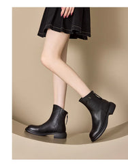 Warm Plush Flat Ankle Boots