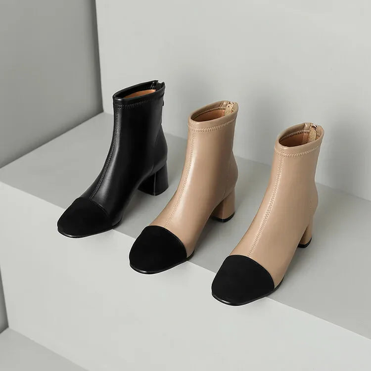 Zipper Ankle Women's Short Boot