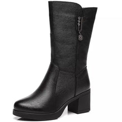 Non-Slip Mid Calf Boots