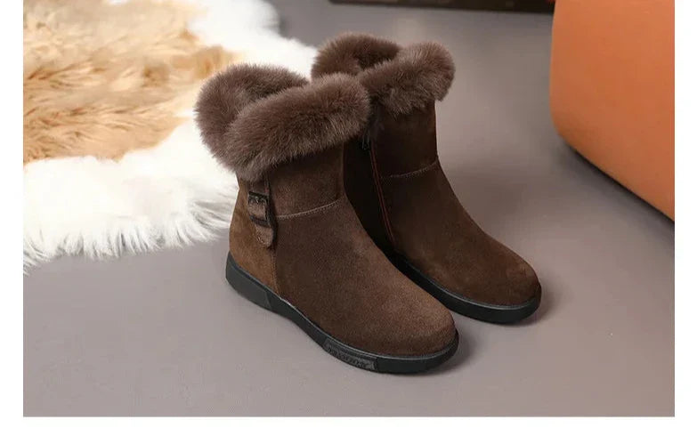 Plush Warm Fur Ankle Booties