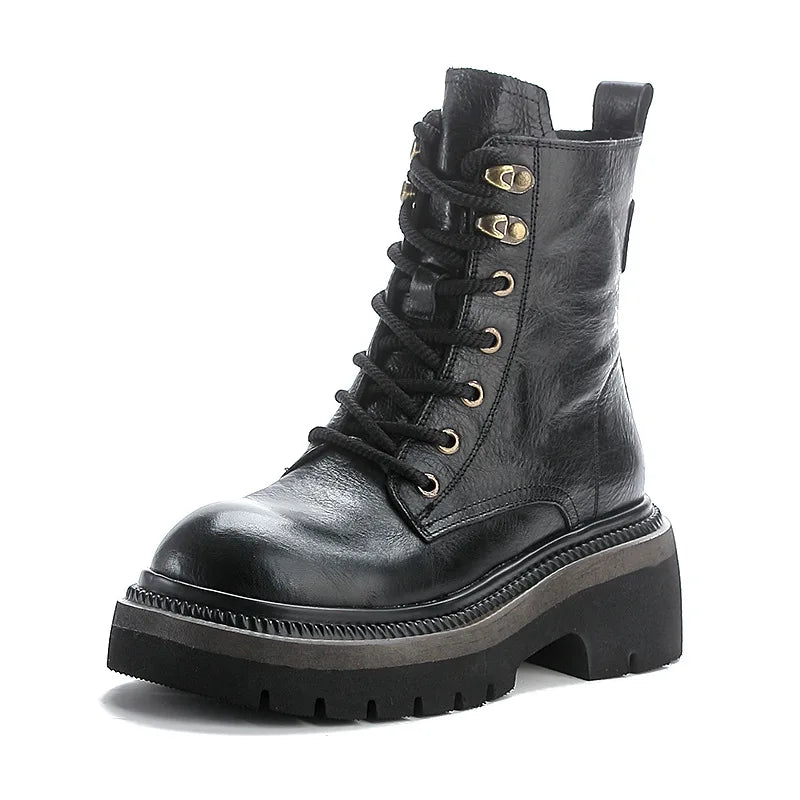 British Leather Ankle Boots