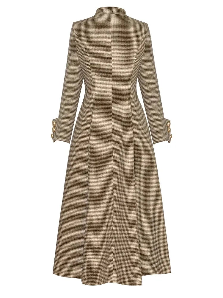 Waist Up Women's Single Breasted Overcoat