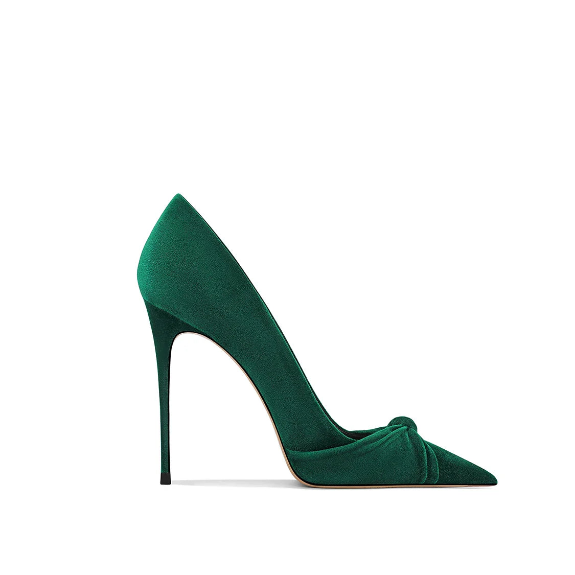 Stylish Velvet Stiletto High Heels