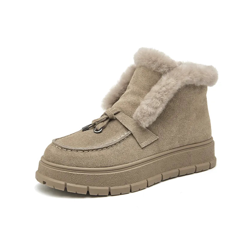 Round Toe Women's Snow Boots