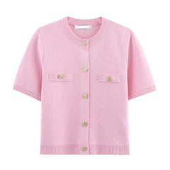 Lightweight Short Sleeved Cardigan Coat