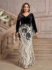 Heavily Embellished Embroidered Maxi Dress