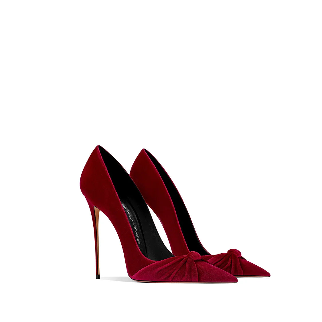 Stylish Velvet Stiletto High Heels