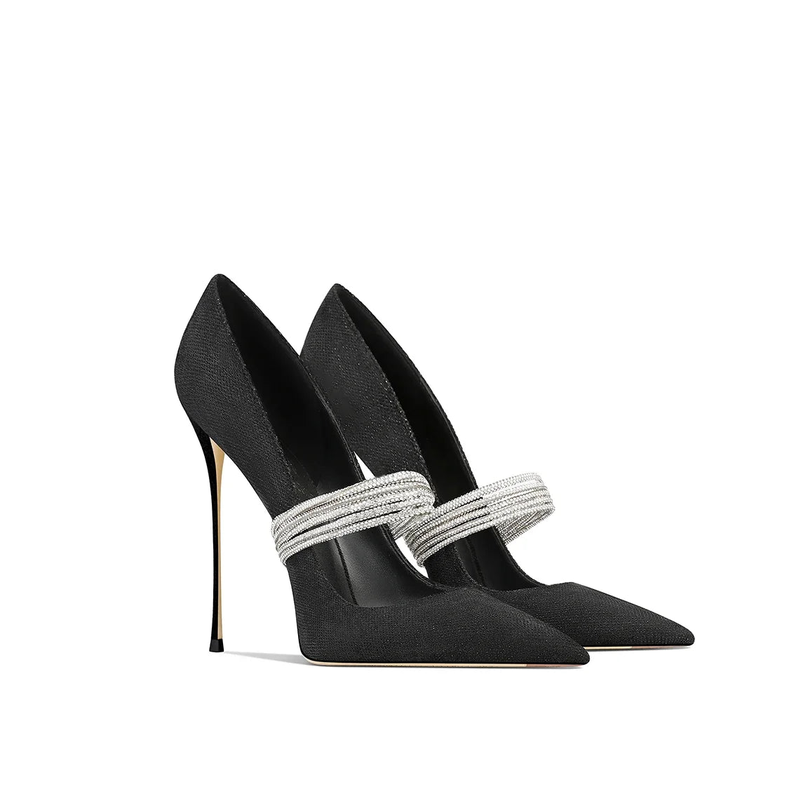 Refined Pointed Toe Stilettos Heels