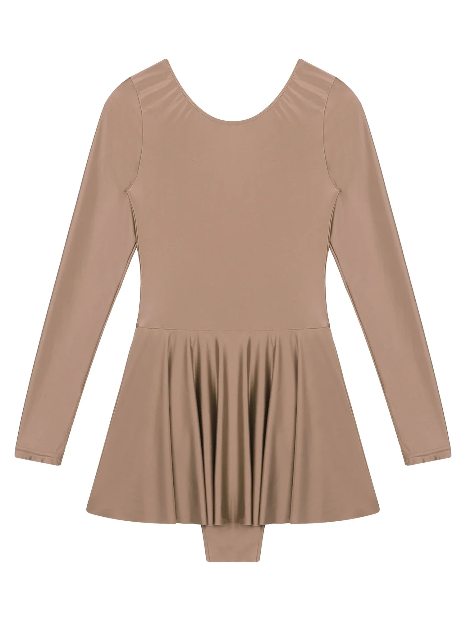 Sleek Shiny Leotard Dress