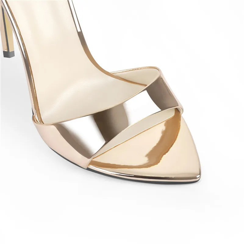 Classic Gold Chain Sandals