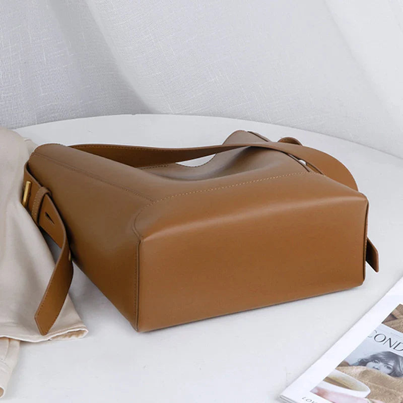 Deeply Devoted Genuine Leather Handbag