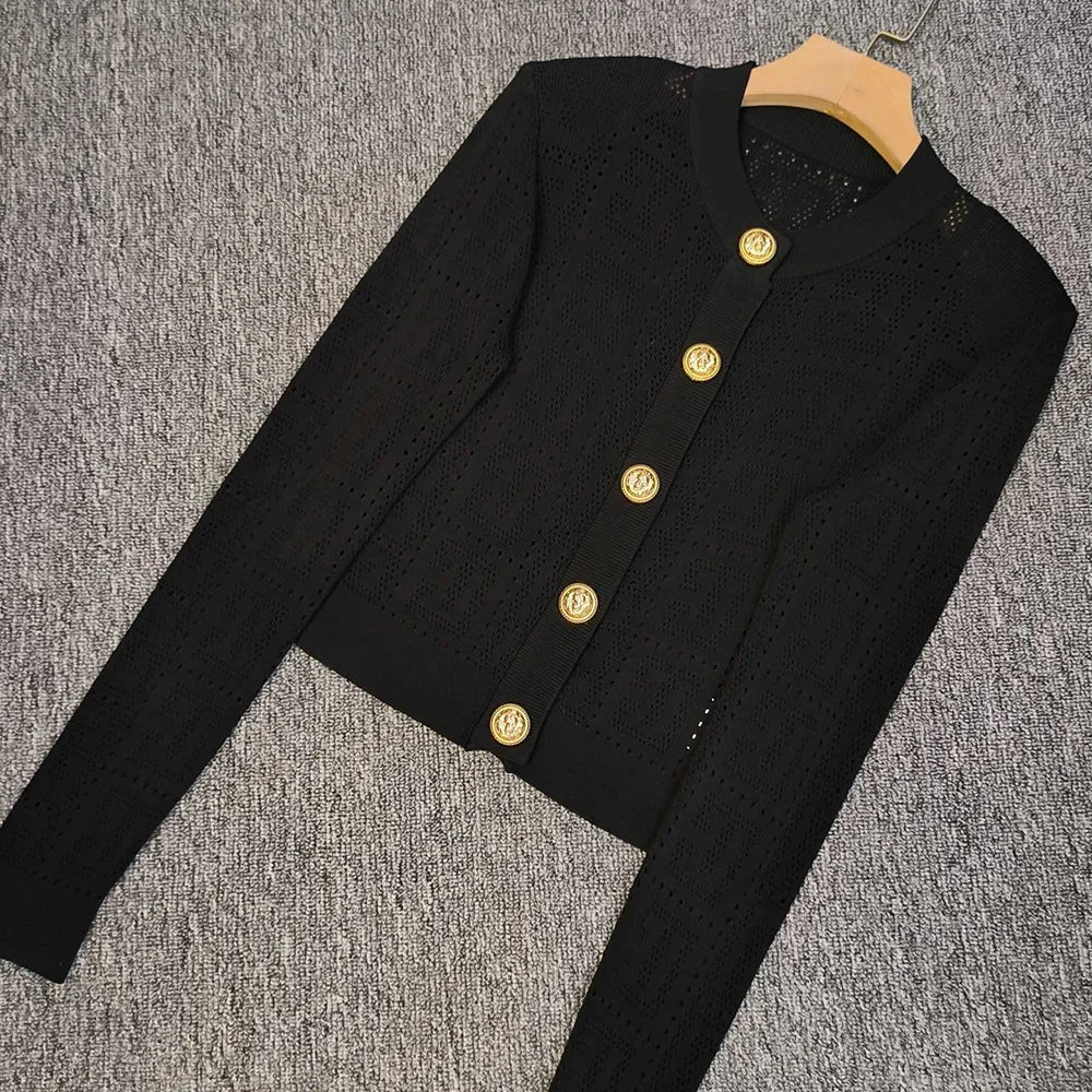 See-through Thin Knitting Cardigan