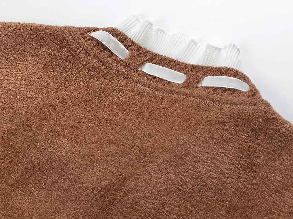 Trendy Long Sleeve Knitwear Cardigan
