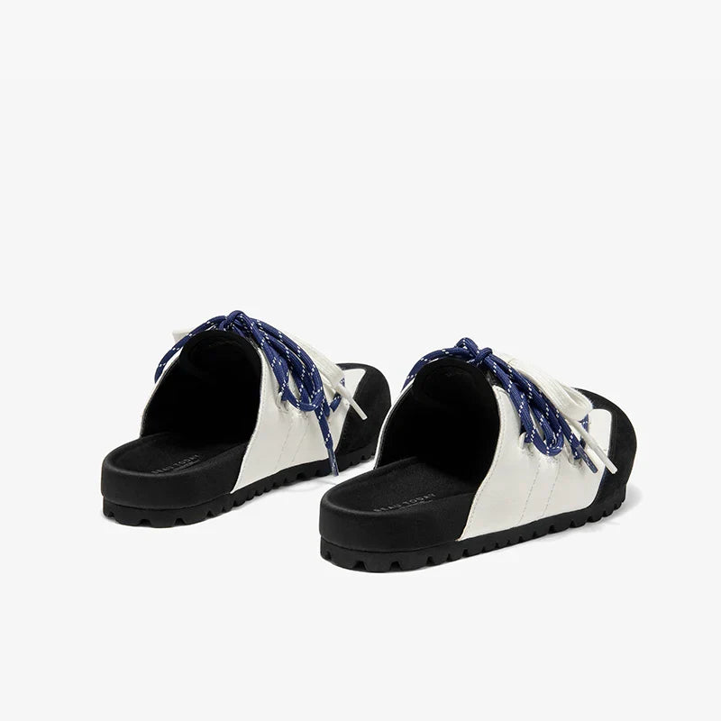 Beautiful Cross Tied Leather Slippers