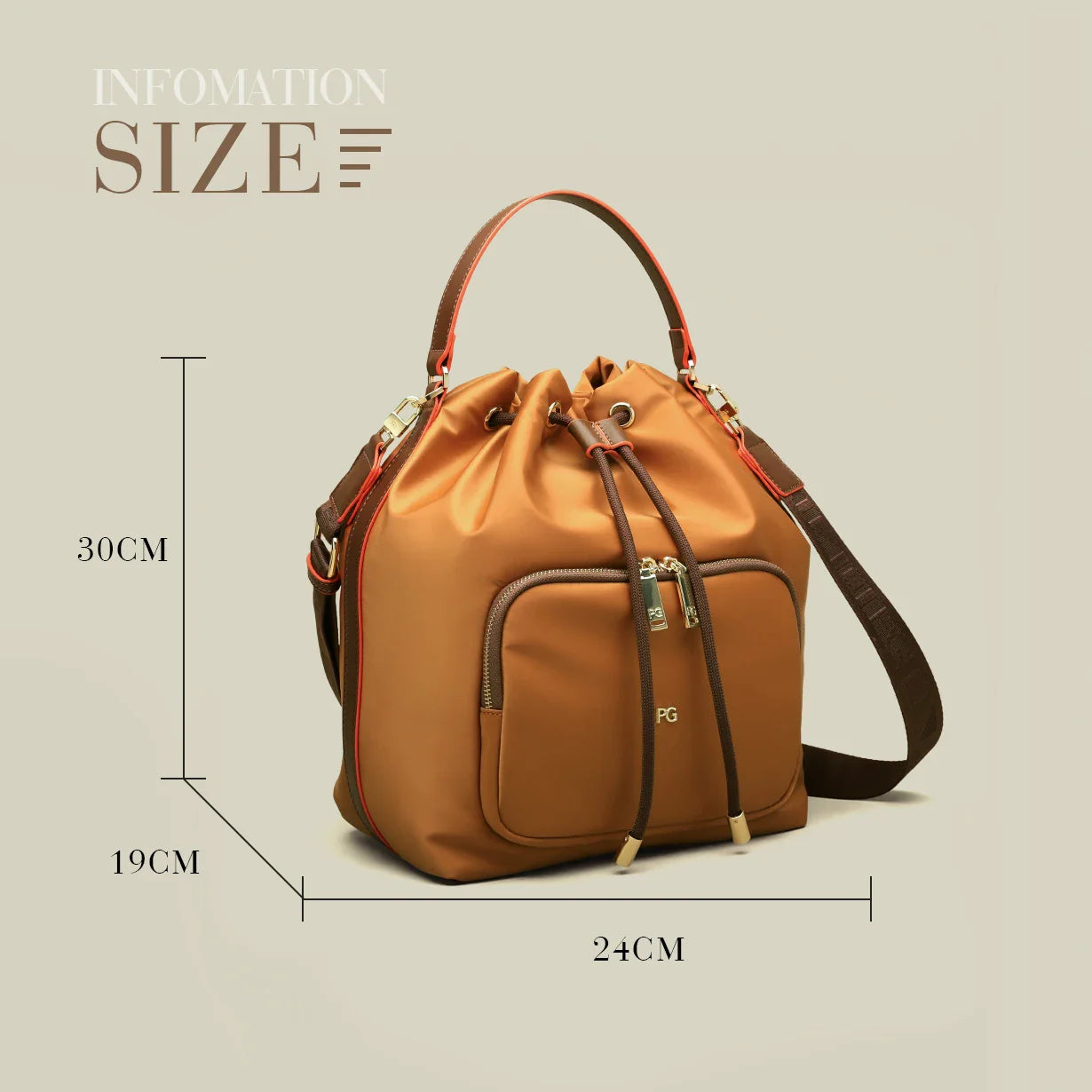 High-Capacity Nylon Handbag