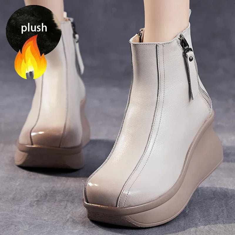 Mid-Calf Motorcycle Boots